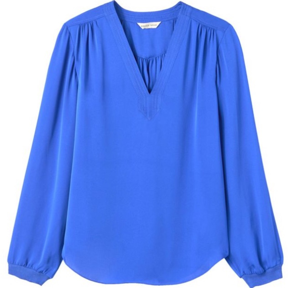 (NWT) Rebecca Taylor Bailey blue top